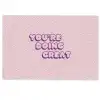 You're doing great - Roze - Bubble letters Deurmat klein -zkaufland3d