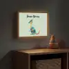 Dino - Cartoon - Oranje - Poten Light Box met batterij (Wandlamp kind) middel -sfeer5_kind