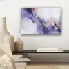 Paars - Modern - Marmer - Abstract canvas 2cm klein -sfeer6