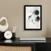Lotusbloemen - Vissen - Bladeren - Zwart fotolijst zwart zonder passe partout klein -sfeer1