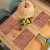 Rood - Bakstenen - Muur - Beschadiging Placemat vinyl groot 368 -zzsfeer5_Kitchenyeah-website