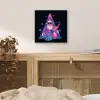 Retro - Kerstman - Rendieren - Kerstboom aluminium wit klein -sfeer3