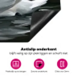 Zwaan - Water - Natuur - Realistisch - Wit Inductie beschermer vinyl 3mm klein -wsfeer4_website
