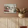 Kerstsfeer - Landelijk - Rood PET vilt klein -sfeer4