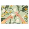 Glazen - Proosten - Bladeren - Groen Placemat vinyl groot -zzsfeer1_Kitchenyeah-website