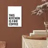 Quotes  - Koffie - Bonen - Modern aluminium wit klein -sfeer4