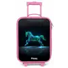 Futuristisch galopperend paard Kinderkoffer - Roze klein -zz3dotto