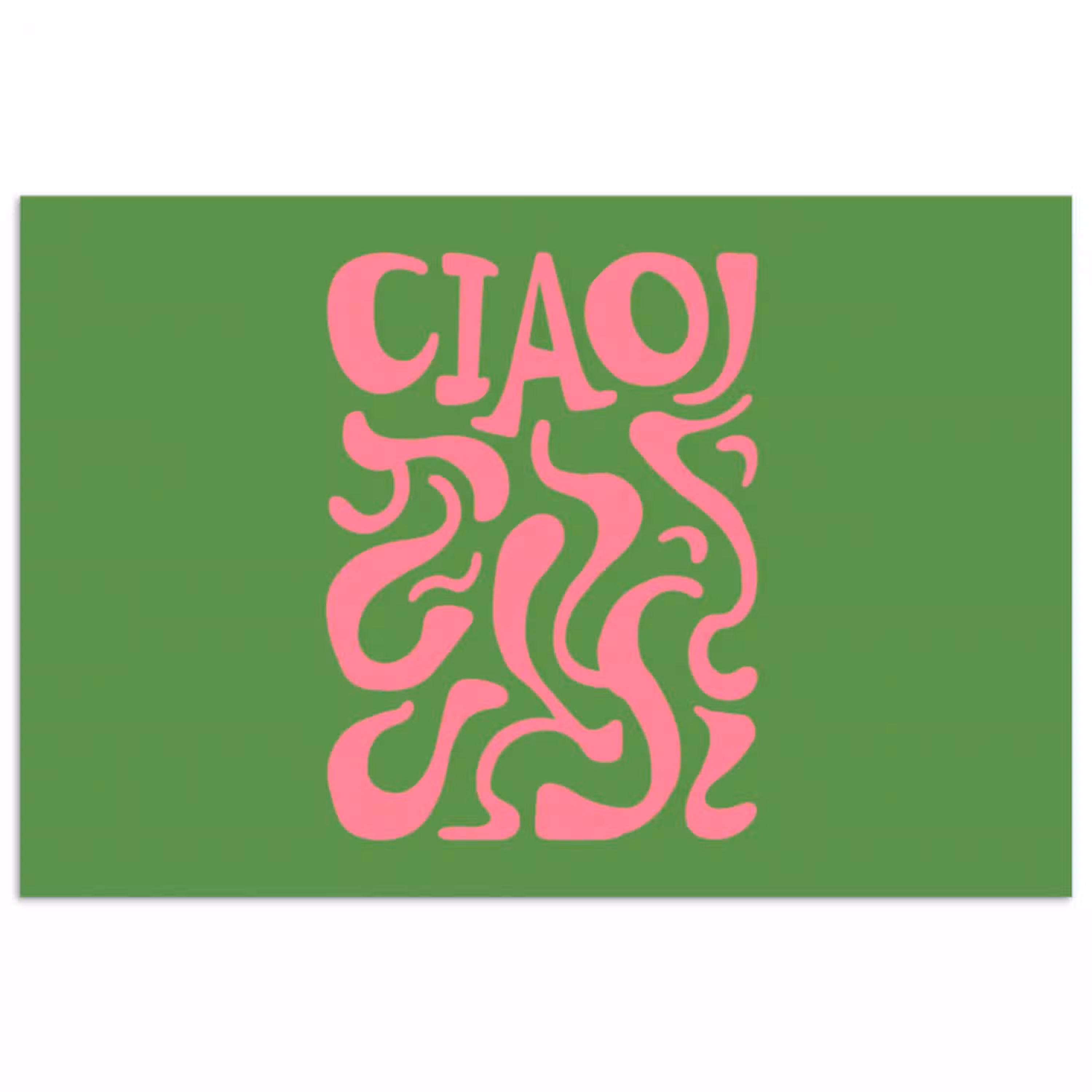 Abstract - Roze - Ciao - Vormen poster papier klein -3d