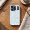 Zebra - Motief - Blauw - Wit Telefoonhoesje iPhone 17 Pro klein 878 -sfeer1