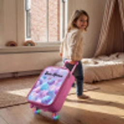 Schelpen - Paars - Blauw - Patroon Kinderkoffer - Roze klein -sfeer1