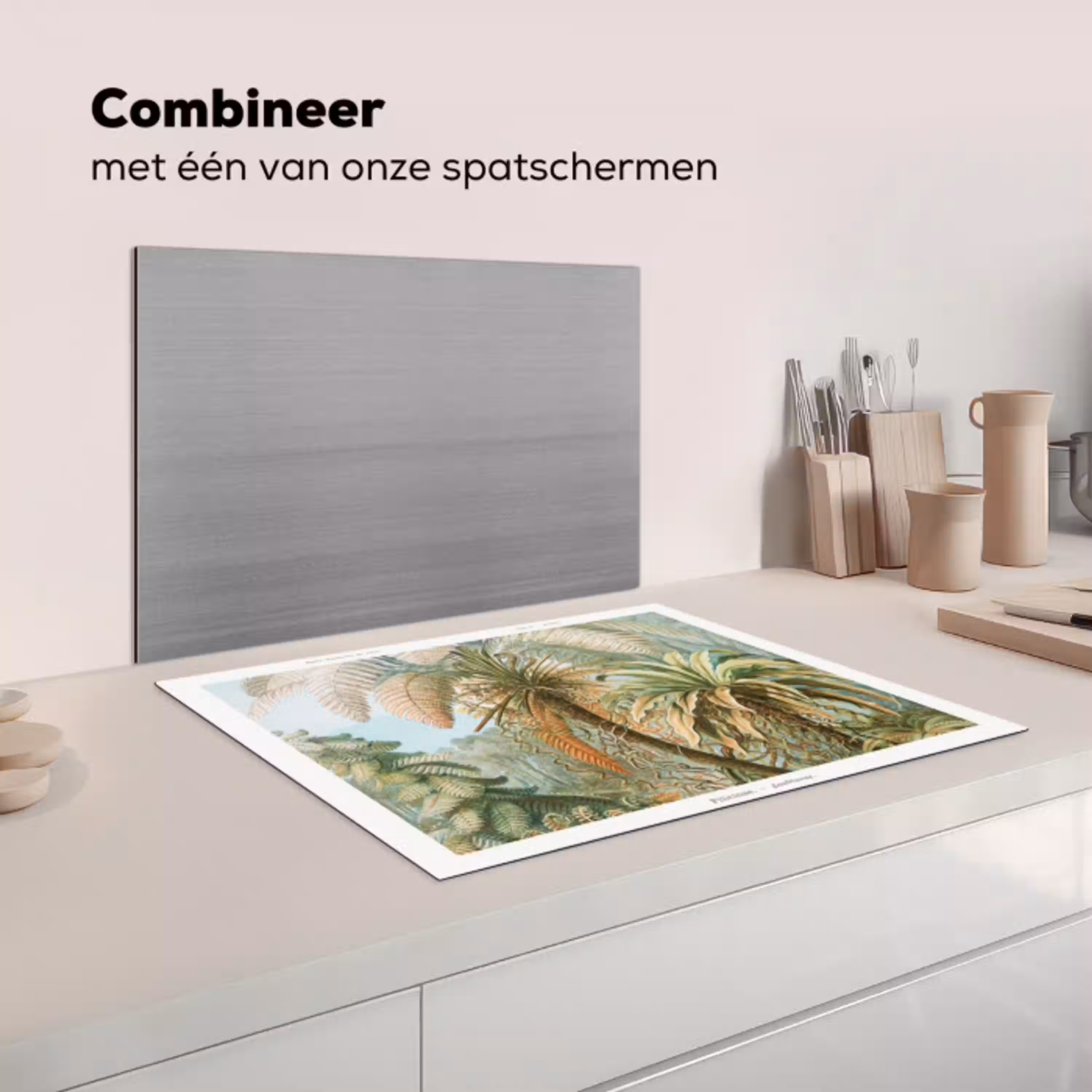 Vintage - Oude meesters - Varens - Planten - Natuur Inductie beschermer vinyl 3mm klein -wsfeer7_website