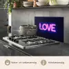 Neon - Love - Valentijn keuken achterwand spatscherm klein -usp_NL