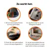 Geel - Blauw - Oranje - Huis Inductie beschermer vinyl 3mm klein -zzzzzzz-td-werking