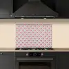 Retro - Ruit - Hartjes - Patroon keuken achterwand spatscherm klein 900 -sfeer1