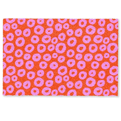 Rondjes - Roze - Rood Deurmat klein 898 -zkaufland3d