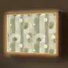 Artistiek - Modern - Groen Light Box met batterij (Wandlamp) middel 907 -z3d_website
