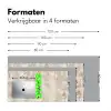 Slangenprint - SWAG - Neon - Groen Muismat XXL klein -sfeer5