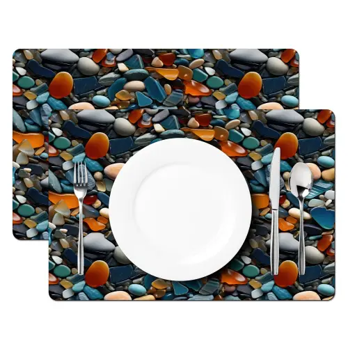 Glasachtig - Levendige - Stenen Placemat vinyl groot 368 -zzsfeer2_Kitchenyeah-website