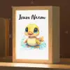 Eendje - Badeend - Geel Light Box met kabel (Kinderlampje) klein -zzz_3d_website