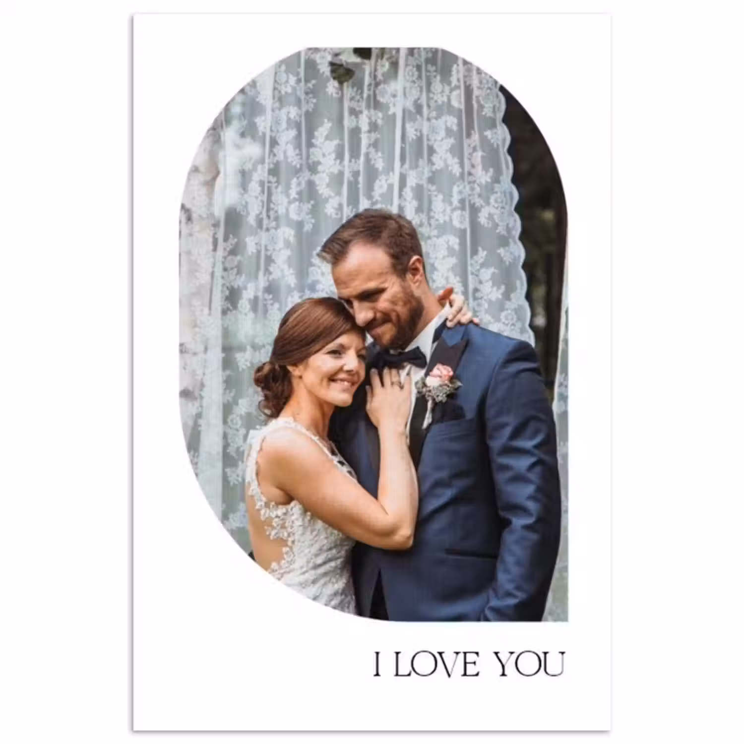Gepersonaliseerde poster - I Love You - Beeld