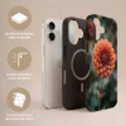 Dahlia - Bloem - Natuur - Sfeervol Toughcase MagSafe Apple iPhone 17 klein -USP_Lagen_FR