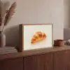 Croissant - Brood - Beige Light Box met batterij (Wandlamp) middel -sfeer2
