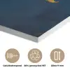 Wereldkaart - Goud - Donkerblauw PET vilt klein -closeup_NL