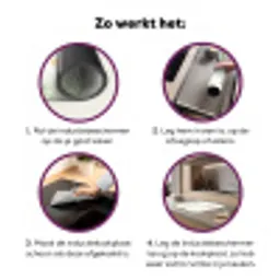 Aquarel - Luchtballonnen - Pastel Inductie beschermer vinyl 3mm middel -zzzzzzz-cc-werking