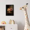 Kleuren - Boeket - Vaas - Hout fotolijst zwart zonder passe partout klein -usfeer4_kinderkamer