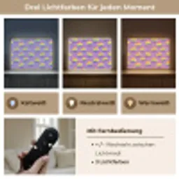 Sterren - Regenboog - Paars Light Box met batterij (Wandlamp) middel 907 -USP_lichtkleurDE