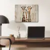 Giraffen - Cartoon - Crème PET vilt klein -sfeer5