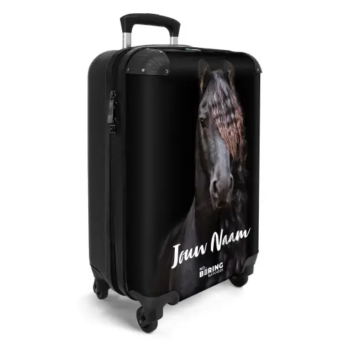 Friese hengst NBS - Handbagage koffer - Kinderen Unisex middel -productfoto_3d