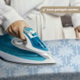 Palmboom - Modern - Blauw Wandkleed katoen klein 269 -tsfeer9_DE