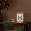 Winter - Landschap - Natuur - Berg - Bomen - Doorkijk - Uitzicht Light Box met kabel (Tafellamp) klein -sfeer4