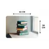 Stapel - Boeken - Groen - Daglicht Placemat vinyl groot -specs