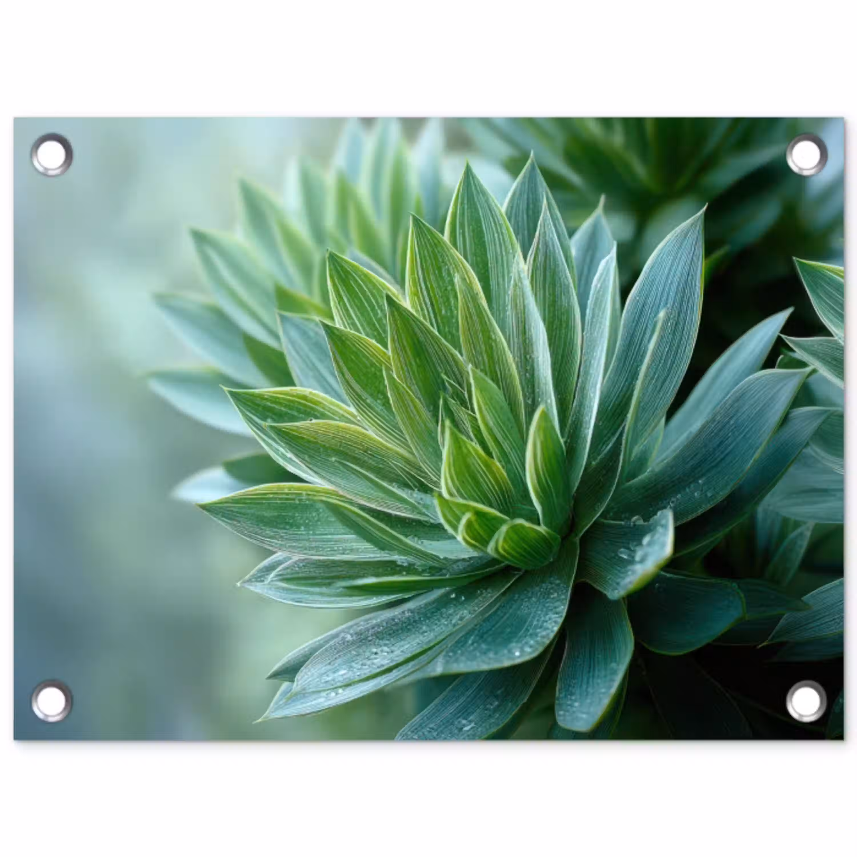 Blad - Plant - Groen - Textuur tuinposter los doek klein -3d
