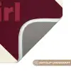 you go girl - 3D - Rood Badmat klein -USP_AntislipNL