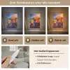 Schotse hooglander - Koeien - Dieren - Kunst Light Box met kabel (Tafellamp) klein -USP_lichtkleurNL