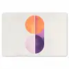 Cirkels - Abstract - Paars Placemat vinyl groot -zzsfeer1_Kitchenyeah-website