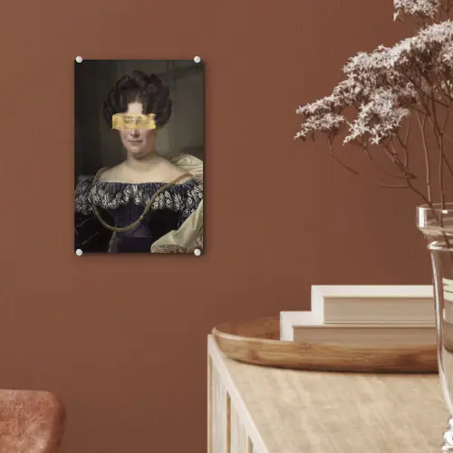 Johanna Henriette Engelen - Dubois Drahonet - Goud plexiglas 5mm klein -sfeer5