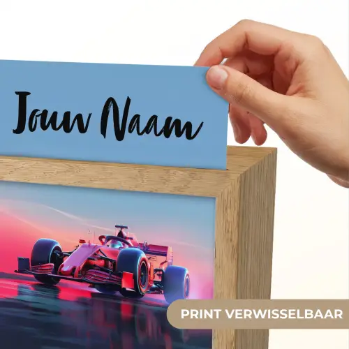 Formule 1 - Race  - Auto - Jongens Light Box met kabel (Kinderlampje) klein -USP_websiteprintNL