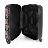 Tropisch vlinder patroon roze blauw NBS - Handbagage koffer - Kinderen Unisex middel -binnenkant