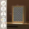 Waaier - Motief - Grijs Light Box met kabel (Tafellamp) klein 925 -USP_NL