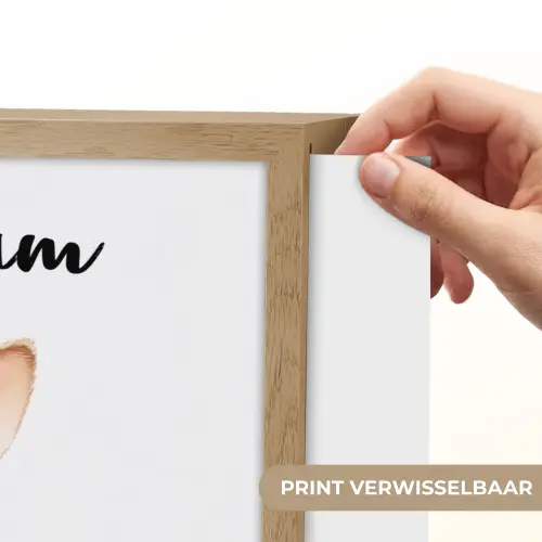 Konijn - Roze - Bellen Light Box met batterij (Wandlamp kind) middel -USP_websiteprintNL