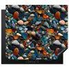Glasachtig - Levendige - Stenen Inductie beschermer vinyl 3mm middel 274 -3d
