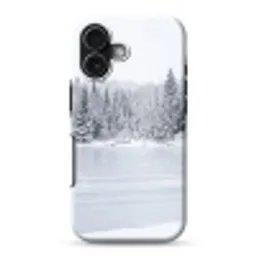Meer - Dennen - IJs - Winter - Rustgevend Toughcase MagSafe Apple iPhone 17 klein -3d