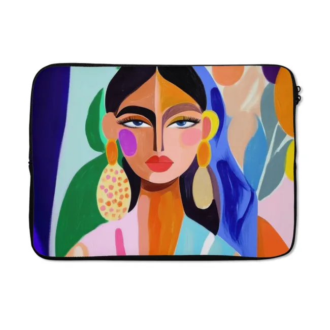 Laptophoes Portret - Vrouw - Modern