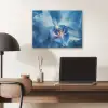 Blauw - Orchidee - Elegeant PET vilt klein -sfeer5