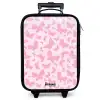 Roze vlinders Kinderkoffer - Zwart klein -zzz_website3d