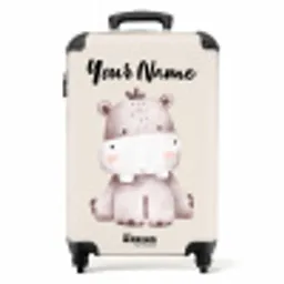 Nigel Nijlpaard NBS - Handbagage koffer - Kinderen Unisex middel -productfoto_recht